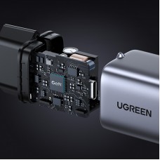 Зарядний пристрій 1xUSB 30W (USB-C) Gan PD Nexode Mini Сірий CD319 Ugreen (90666)