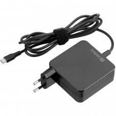 Зарядний пристрій 1xUSB 65W (USB-C) Gan built in cable 2m чорний Sandberg (135-79) Зарядний пристрій 1xUSB 65W (USB-C) Gan built in cable 2m чорний Sandberg (135-79)