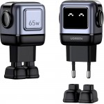 Зарядний пристрій 3xUSB 65W (2xUSB-C+USB-A) Gan Robot tech Fast Charger Сірий CD361 Ugreen (25685B) Зарядний пристрій 3xUSB 65W (2xUSB-C+USB-A) Gan Robot tech Fast Charger Сірий CD361 Ugreen (25685B)