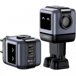 Зарядний пристрій 3xUSB 65W (2xUSB-C+USB-A) Gan Robot tech Fast Charger Сірий CD361 Ugreen (25685B) Зарядний пристрій 3xUSB 65W (2xUSB-C+USB-A) Gan Robot tech Fast Charger Сірий CD361 Ugreen (25685B)