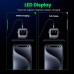 Зарядний пристрій 3xUSB 65W (2xUSB-C+USB-A) Gan Robot tech Fast Charger Сірий CD361 Ugreen (25685B)