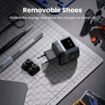 Зарядний пристрій 3xUSB 65W (2xUSB-C+USB-A) Gan Robot tech Fast Charger Сірий CD361 Ugreen (25685B) Зарядний пристрій 3xUSB 65W (2xUSB-C+USB-A) Gan Robot tech Fast Charger Сірий CD361 Ugreen (25685B)
