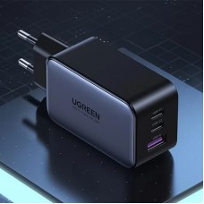 Зарядний пристрій 3xUSB 65W (2хUSB-C+USB-A) Gan CD244 Сірий Ugreen (10335) Зарядний пристрій 3xUSB 65W (2хUSB-C+USB-A) Gan CD244 Сірий Ugreen (10335)