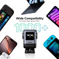 Зарядний пристрій 4xUSB 100W (3xUSB-C+USB-A) Gan Robot tech Fast Charger Сірий X688 Ugreen (45515B)