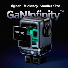 Зарядний пристрій 4xUSB 100W (3xUSB-C+USB-A) Gan Robot tech Fast Charger Сірий X688 Ugreen (45515B)