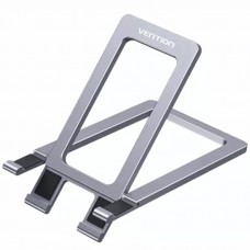 Підставка-трансформер Portable Cell Phone Stand Holder for Desk aluminum alloy Grey Vention (KCZH0)