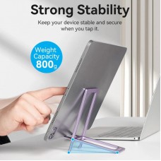 Підставка-трансформер Portable Cell Phone Stand Holder for Desk aluminum alloy Grey Vention (KCZH0)