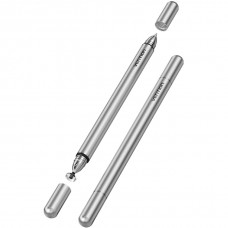Стилус-ручка для ємнісних екранів 2-в-1 Stylus Pen Gray Aluminum Alloy Type Vention (KQMH0)