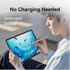 Стилус-ручка для ємнісних екранів 2-в-1 Stylus Pen Gray Aluminum Alloy Type Vention (KQMH0)