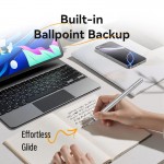 Стилус-ручка для ємнісних екранів 2-в-1 Stylus Pen Gray Aluminum Alloy Type Vention (KQMH0)
