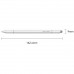 Стилус-ручка для ємнісних екранів 3-в-1 Magnetic Stylus Pen White Aluminum Alloy Type Vention (KQLW0)