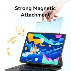 Стилус-ручка для ємнісних екранів 3-в-1 Magnetic Stylus Pen White Aluminum Alloy Type Vention (KQLW0)
