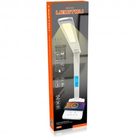 LED лампа настільна Media-Tech LEDITOU MT222 4W 6500K 15W QI з вбудованим WRL біла (MT222) LED лампа настільна Media-Tech LEDITOU MT222 4W 6500K 15W QI з вбудованим WRL біла (MT222)