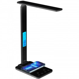 LED лампа настільна Media-Tech LEDITOU MT222K 4W 6500K 15W QI з вбудованим WRL чорна (MT222K) LED лампа настільна Media-Tech LEDITOU MT222K 4W 6500K 15W QI з вбудованим WRL чорна (MT222K)
