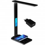 LED лампа настільна Media-Tech LEDITOU MT222K 4W 6500K 15W QI з вбудованим WRL чорна (MT222K) LED лампа настільна Media-Tech LEDITOU MT222K 4W 6500K 15W QI з вбудованим WRL чорна (MT222K)
