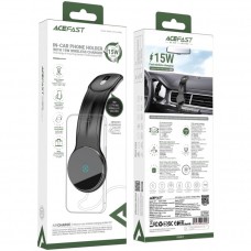 Автомобільне кріплення для смартфона D21 Magnetic wireless (на панель) Velcro Acefast (6974316282907)
