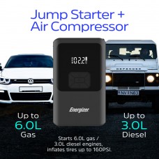 Автомобільний Jump Starter 10000mAh 37W USB-C USB-A 160 PSI ліхтар 2W Energizer (JE10000JP)