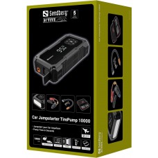 Автомобільний Jump Starter TirePump компресор 150PSI 10000mAh USB-A USB-C ліхтар 2W Sandberg (421-21)