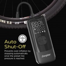 Автомобільний портативний компресор Energizer PAC4000 150 PSI Power Bank 2000 mAh Black (PAC4000)
