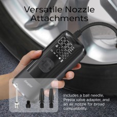 Автомобільний портативний компресор Energizer PAC4000 150 PSI Power Bank 2000 mAh Black (PAC4000)