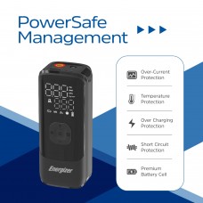Автомобільний портативний компресор Energizer PAC4000 150 PSI Power Bank 2000 mAh Black (PAC4000)