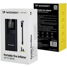 Автомобільний портативний компресор Wozinsky WPEP-8000 150 PSI Power Bank 8000 мАг Black (5907769384226)