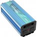 Інвертор Choetech з зарядкою функція ДБЖ 12\220V 1500Вт LiFePO?/Li-ion/AGM/GEL чиста синусоїда (INV-C1500WUPS-EU)