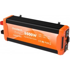 Інвертор автомобільний Choetech 12\220V 5500W (2500Вт) чиста синусоїда (CJ5000Q-V2)