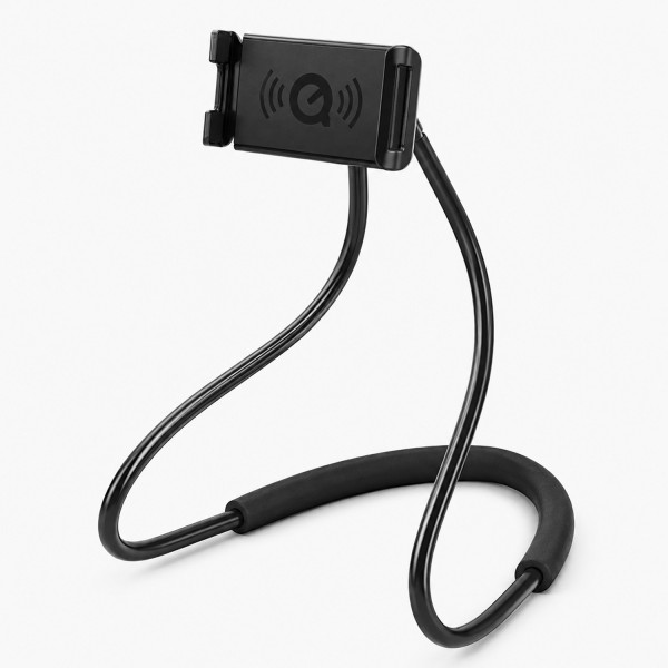 Держатель для смартфона гибкий на шею MadeInFuture T12 Black (MIF91916)