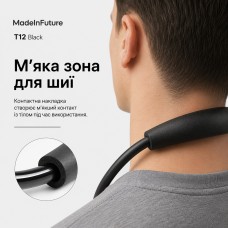 Держатель для смартфона гибкий на шею MadeInFuture T12 Black (MIF91916)