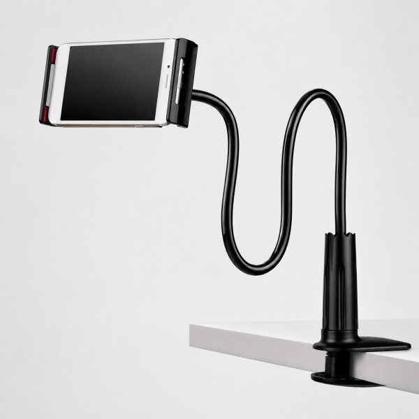 Держатель для смартфона и планшета гибкий настольный MadeInFuture T8 Black (MIF91915)