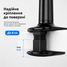 Держатель для смартфона и планшета гибкий настольный MadeInFuture T8 Black (MIF91915)