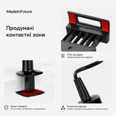 Держатель для смартфона и планшета гибкий настольный MadeInFuture T8 Black (MIF91915)