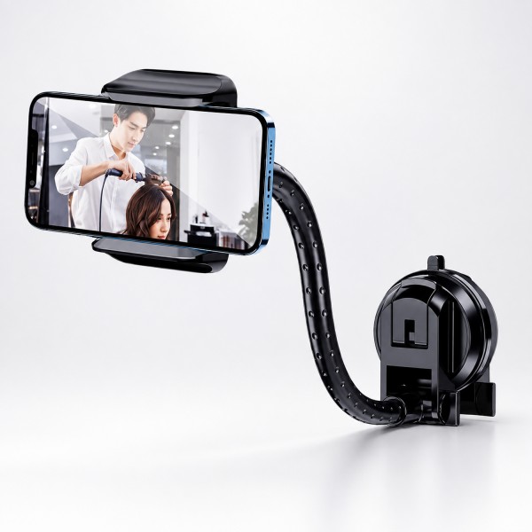 Держатель для смартфона на присоске гибкий MadeInFuture ML-241 Black (MIF91917)