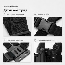 Держатель для смартфона нагрудный MadeInFuture TC-70 Black (MIF91914)