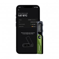 Криптокошелек Ledger Nano S Plus Oxidate Green Crypto Hardware Wallet (LEDGERNANOS-OGREEN-RK)