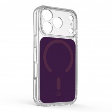 Чехол ArmorStandart Clear Hybrid MagCase для Apple iPhone 18 Pro / 17 Pro Dark Cherry (ARM91789)