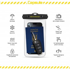 Водонепроникний чохол ArmorStandart Capsule Waterproof Black (ARM59233)