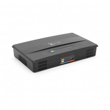 ДБЖ Green Wave-Ritar EcoPlus8100L-100W для роутерів /PON/POE, 5V/USB-2A, 12V/8A, 19V/5A, 16000mAh
