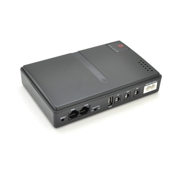 ДБЖ UPS-18W DC1018P YT45454 для роутерів /PON/POE-430, 5//9/12V, 1A, 12800MAh Black