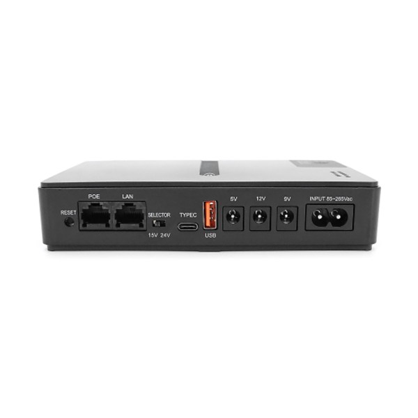 ДБЖ UPS-18W DC1018P YT45949 для роутерів /PON/POE-430, 5//9/12V, 1A, 11600MAh Black