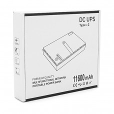 ДБЖ UPS-18W DC1018P YT45949 для роутерів /PON/POE-430, 5//9/12V, 1A, 11600MAh Black