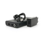 ДБЖ UPS-24W DC1024P для роутерів, Output: USB 5V/2A, DC9V,2.7A/12V,2A, 14000mAh Black
