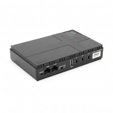 ДБЖ UPS-36W DC1036P для роутерів /PON/POE-430, 5/9/12V, 1A/2А, 10400мAh, Black