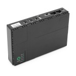 ДБЖ UPS-36W DC1036P для роутерів /PON/POE-430, 5/9/12V, 1A/2А, 10400мAh, Black