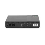 ДБЖ UPS-36W DC1036P-10 для роутерів /PON/POE-430(15-24V), 5/9/12V, 10400мAh, USB 3.0, Black