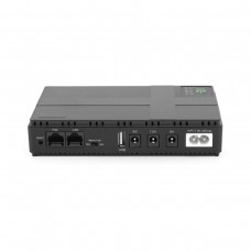 ДБЖ UPS-36W DC1036P-10 для роутерів /PON/POE-430(15-24V), 5/9/12V, 10400мAh, USB 3.0, Black