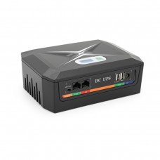 ДБЖ UPS-45W DCP-45W-17 для роутерів /PON/POE-430(15-24V), 5/9/12V, 17600мAh USB 3.0, Black