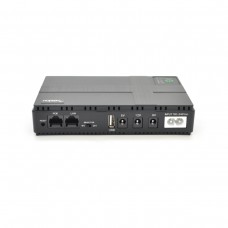 ДБЖ для роутерів DC1018P, 18W, Output: USB-5V, DC-5V/9V/12V, POE-15/24V, 1/2A, Li-ion 10400mAh Black