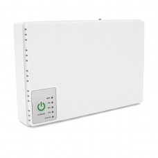 ДБЖ для роутерів DC1018P, 18W, Output: USB-5V, DC-5V/9V/12V, POE-15/24V, 1/2A, Li-ion 10400mAh White